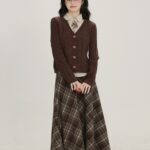 Dark-Academia-Outfit-2-in-1-Crochet-Sweater-And-Plaid-Skirt-Set (1)