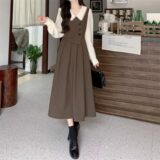 Dark-Academia-Vintage-Peter-Pan-Collor-Sweet-Kawaii-Dresses-for-Women (6)