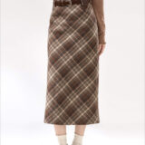 Dark-Academiao-High-Waist-Woolenl-Plaid-Midi-Skirt (2)