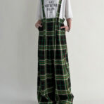 Dark-Academia-Green-Plaid-Baggy-Overalls (1)