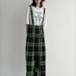 Dark-Academia-Green-Plaid-Baggy-Overalls (2)