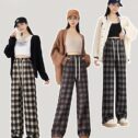 Dark- Academia-Retro-Woolen-Plaid-Pants (5)